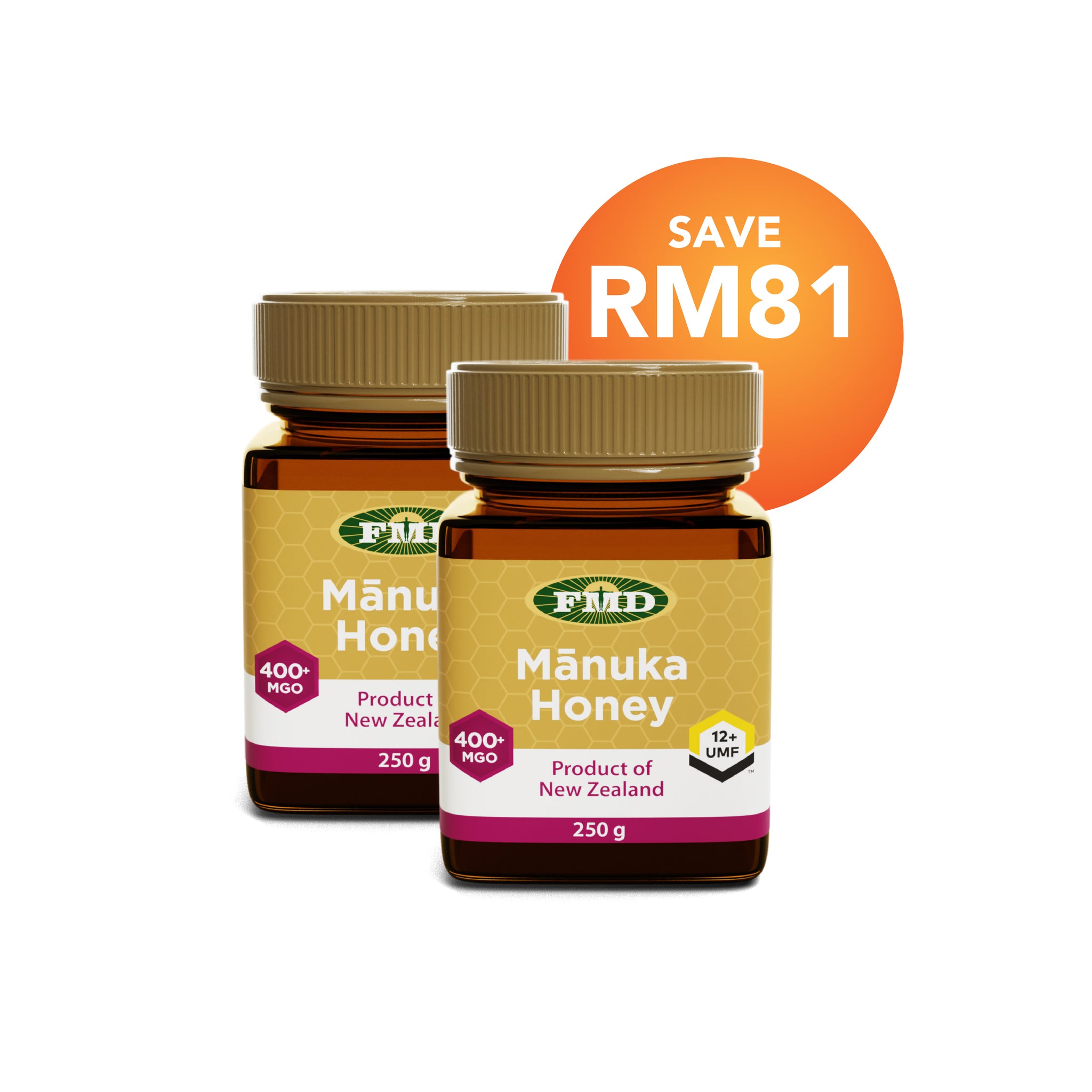 FMD Mānuka Honey UMF 12+ (Pre-Order, new stock arriving April)